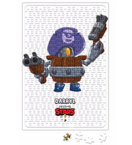 Brawl Stars Darryl Puzzle 240 Parça Yapboz