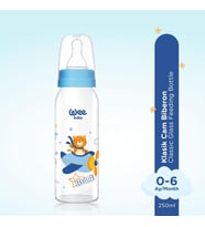 Baby Klasik Cam Biberon 250 ml - Mavi