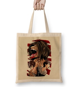 Attack On Titan Eren Fases Bez Çanta Uzun Saplı