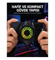 Mey İthalat® Telefon ve Tablet Uyumlu Manyetik Mobil Soğutucu Fan