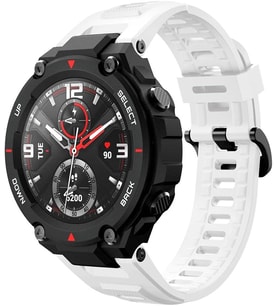 Amazfit T-Rex Pro Kordon Silicone Sport Band Beyaz