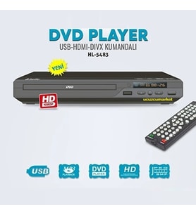 DVD Player (USB-HDMI KUMANDALI HD DVD/DIVX PLAYER)