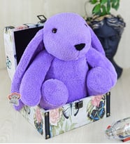 Özgüner Uyku Arkadaşım 45 cm Pelüş Tavşan (Lila)