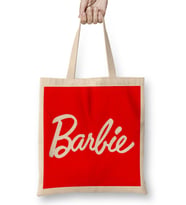 Barbie Logo 04 Bez Çanta Uzun Saplı