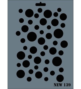 Rich New Seri N-139 Stencil 35x25 cm
