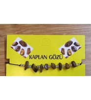 Doğal Taş Ayarlanabilir Kaplan Gözü Taşı Bileklik