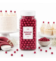 Dr. Gusto 8 Mm Bordo Boncuk Şeker 250 Gr