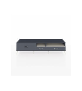 Hyperion TV Ünitesi 2 Raflı 3 Çekmeceli  220x44x51 Antrasit-Aytaşı/Antrasit