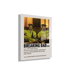 Temperli Cam Tablo Film Afişi Breaking Bad 2008 Görseli