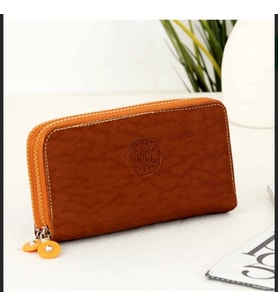 Givenza Hans Klinkır Büyük Boy Çok Bölmeli Kadın Kartlık Cüzdan (Taba)