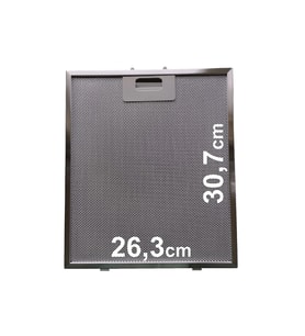 Esty Uyumlu Davlumbaz 26,2X30,5 CM Arka Aralık 12,5CM Aspiratör Filtresi