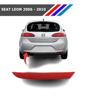 Seat Leon Arka Tampon Reflektörü 06-10 - Sol