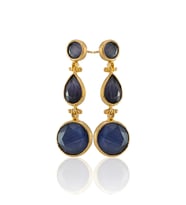Kadir Jewellery 22 Ayar Altın Kaplama Vintage Küpe -El İşçiliği Ve Hipoalerjenik Küpe