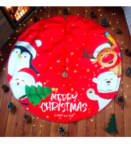 PROFESYONEL VIP KALİTE ÇAM AĞACI ETEĞİ YILBAŞI AĞACI ALTLIĞI NOEL FİGÜRLÜ 88 CM ÇAPINDA BÜYÜK MODEL
