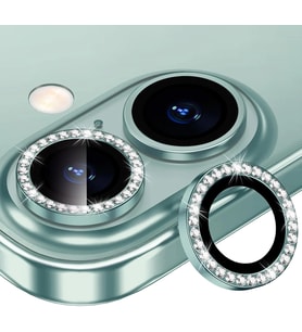 Joyroom İphone 16/16 Plus ile Uyumlu Taşlı Kamera Premium Lens Koruyucu