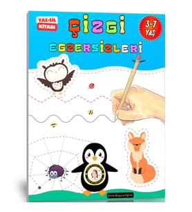 3-7 Yaş Çizgi Egzersizleri YAZ-SİL Kitabı