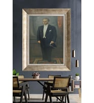 Gümüş Çerçeveli Atatürk Tablo za165