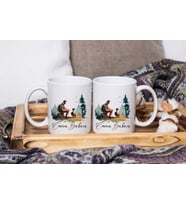 Canım Babam Baba & Oğul Tasarımlı İkili Kupa Seti