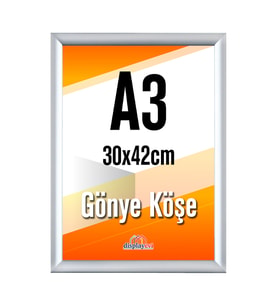 Alüminyum Çerçeve Gönye Köşe 30x42cm A3