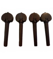 Picaldi 1233-H Kalp Model Rosewood Çello Kulak Seti  Lüks Kalp Tasarımı ile Çello İçin Dayanıklı ve Estetik Akort Burguları