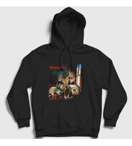 Presmono Unisex Beyaz Tear Marillion Kapüşonlu Sweatshirt 163000tt (Siyah)