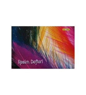 Komeks Resim Defteri Spiralli Karton Kapak 15 Yaprak 35x50 Cm (60 Lı Paket) (Karışık)