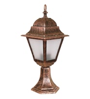 AVONNI BSU-68062-BKR-M2-OP Kahverengi Boyalı Dış Mekan Aydınlatma E27 Aluminyum Polikarbon Cam 18cm