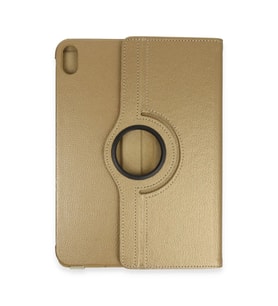 Apple iPad 2025 10.9 10.Nesil (A16) Kılıf 360 Tablet Deri Kılıf - Gold
