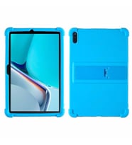 Huawei MatePad 11 (2021) Kılıf Standlı Silikon Tablet Kılıfı (Açık Mavi)