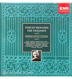 (Plak Değildir CD dir) CD Yehudi Mehunin The Violinist 10 CD lik Set (Karışık)