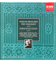 (Plak Değildir CD dir) CD Yehudi Mehunin The Violinist 10 CD lik Set (Karışık)