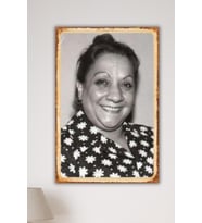 Yeşilçam Adile NAŞİT Retro MDF Tablo , 30x20 cm 3mm MDF UV Baskı Duvar Dekoru