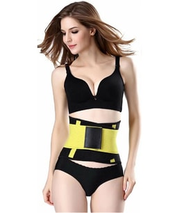 Hot Belt Termal Sauna Kemer Unisex Terletme Korsesi (sarı-siyah)
