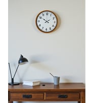36 Cm Standart Turuncu Duvar Saati