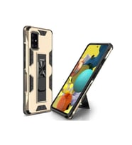 Samsung Galaxy A71 Uyumlu Kılıf Zore Volve Kapak (Gold)