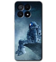 Poco x6 Pro Kılıf HD Desen Baskılı Kılıf - Astronot Yalnızlığı
