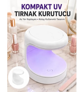 Seyehat Tipi Mini Oje Kurutucu Ultraviole Mor Işık Protez Tırnak Kurutucu Yeni Nesil