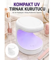 Seyehat Tipi Mini Oje Kurutucu Ultraviole Mor Işık Protez Tırnak Kurutucu Yeni Nesil