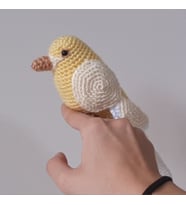 Amigurumi Kuş Kanarya (Sarı)