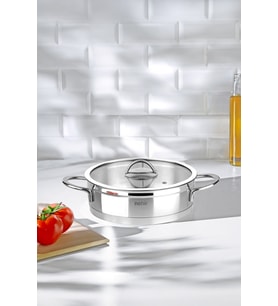 Nehir Silver Mat Trend 26 cm Sığ Tencere