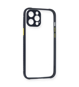 Apple İphone 12 Pro Kılıf Miami Şeffaf Silikon - Lacivert