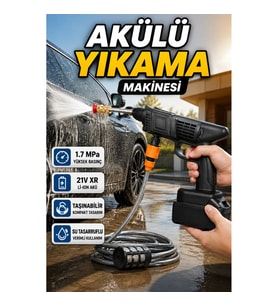 Akülü Araba Yıkama Makinesi 21V XR Li-Ion 1.7 MPa Basınçlı Taşınabilir Model