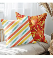 eJOYA Modern Tasarımlı 2'li Yastık İçi Ve Kırlent Kılıfı 45cm 113545