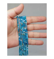 Bileklik Boy Akik Taşı Faset Kesim Yarım Dizi 4mm (18CM UZUNLUĞUNDADIR)
