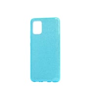 Samsung Galaxy A51 Uyumlu Kılıf Zore Shining Silikon (Mavi)