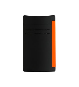 S.T. Dupont Maxijet Lacquered Neon Turuncu-Siyah Puro Çakmağı 20169