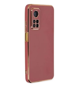 Mi 10T Kılıf Volet Silikon - Kırmızı