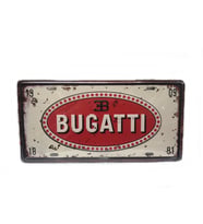 cosy home gift Retro Eskitilmiş Bugattı Tablo Metal Ev Ofis Orginal Duvar Dekor Masa Süsü