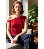 Moda Bisiklet Yaka Örme Regular Düz Desen Casual Günlük Regular Kolsuz Bluz