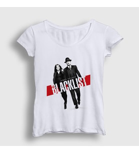 Presmono Kadın Beyaz James Spader The Blacklist T-Shirt 183359tt